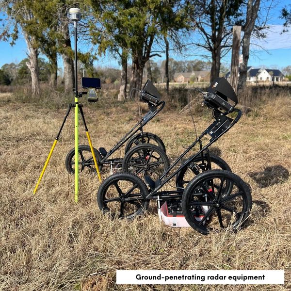 Ground penetrating radar equipment - Archaeospatial Analytics