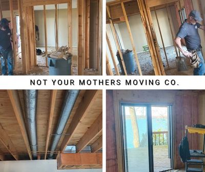 Interior Demo job we did in Greenview, Mo for a Lake house being turned into apartment rentals.