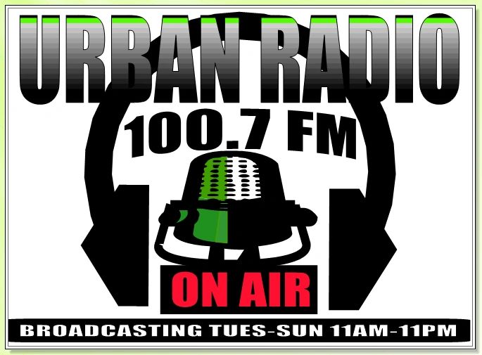 URBAN RADIO 100.7 FM Bumper Stickers