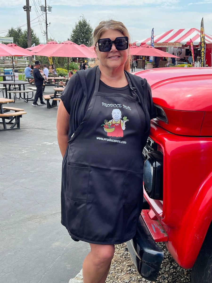 Produce Pete Black Apron