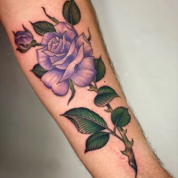 Rose tattoo by Jaime VI