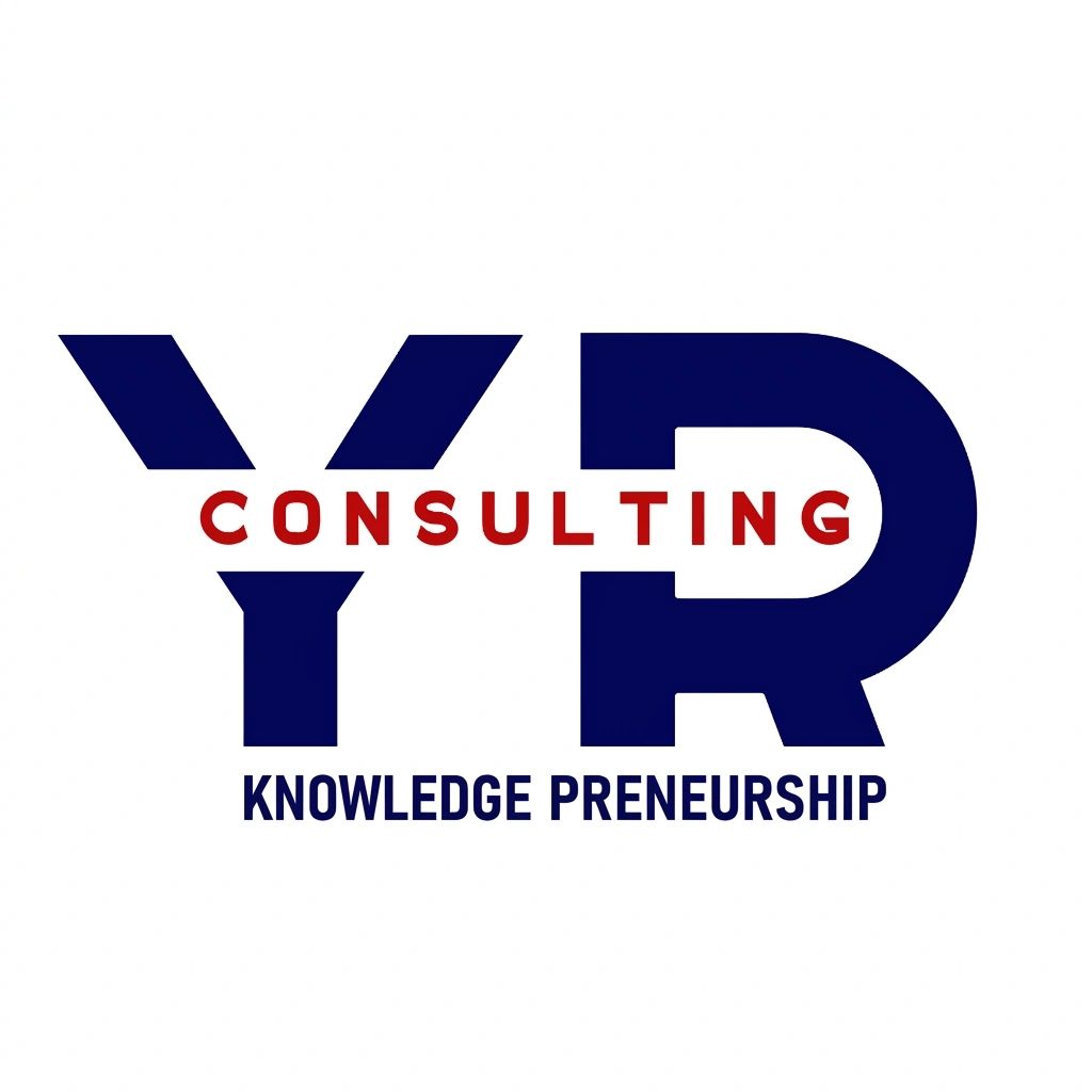 Logo of YR Consulting focused on knowledge preneurship.