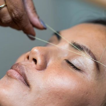Threading of eyebrows