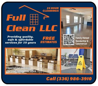 Full clean in Greensboro savings only here