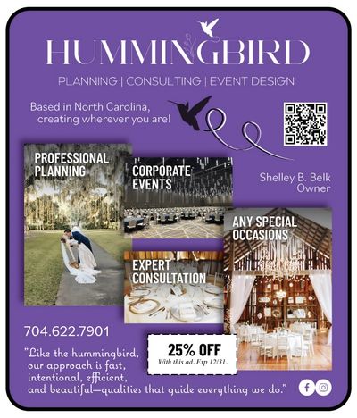 Hummingbird Event Designer Greensboro