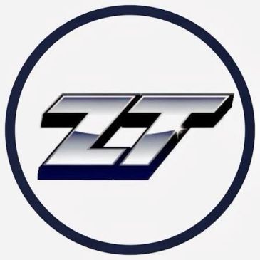 Logo with stylized letters 'ZT' inside a circle.
