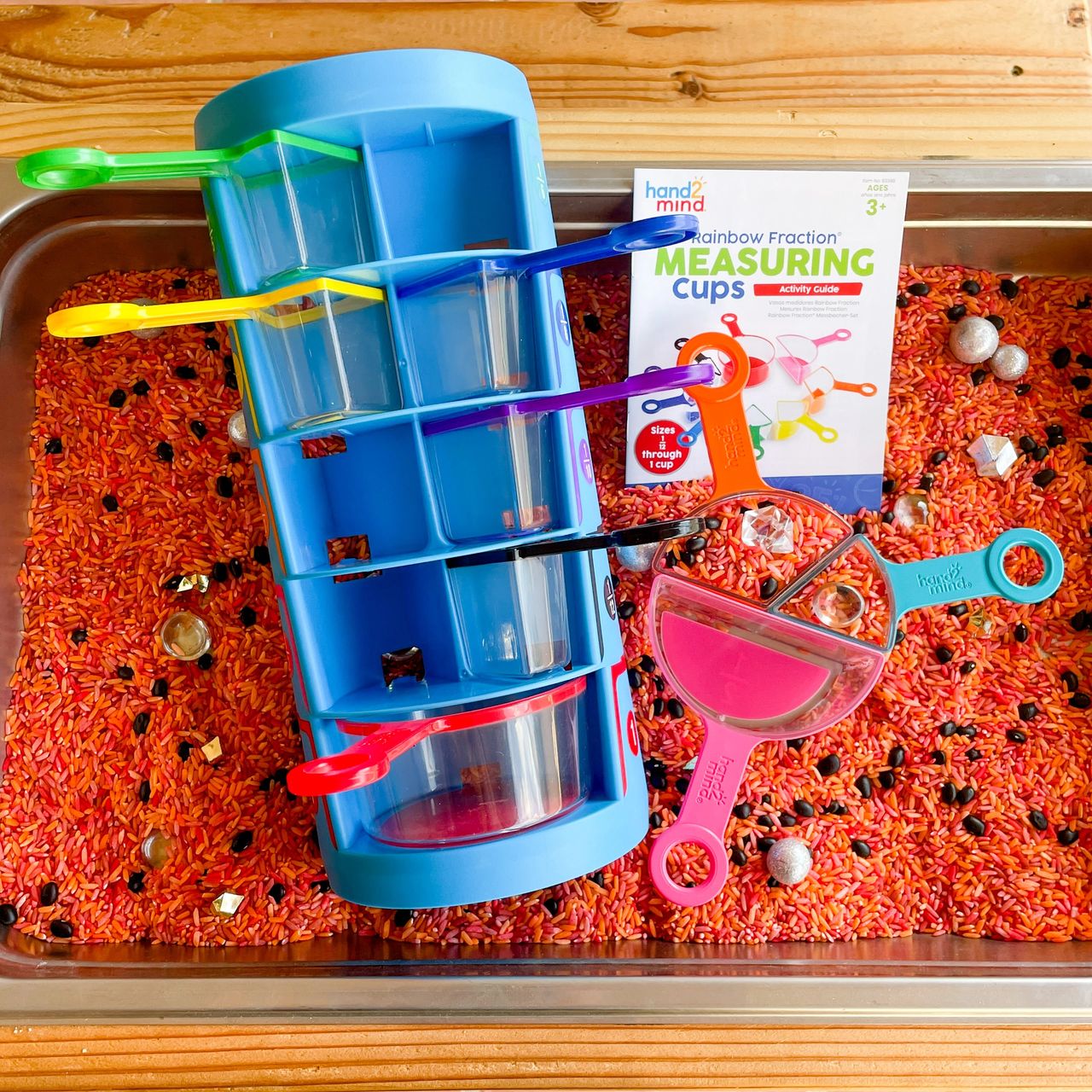 RAINBOW FRACTION MEASURING CUPS - The Toy Insider