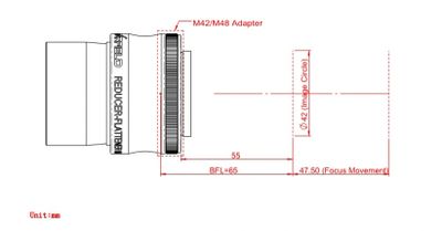 Starfield 0.6x Reducer and Flattener