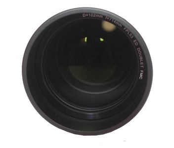 102mm f/7 FPL-53 glass