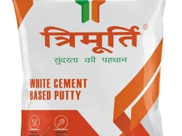 Trimurti White Wall Putty - White Cement Powder, For Durable & Smooth Finish, Levelling Interior & E