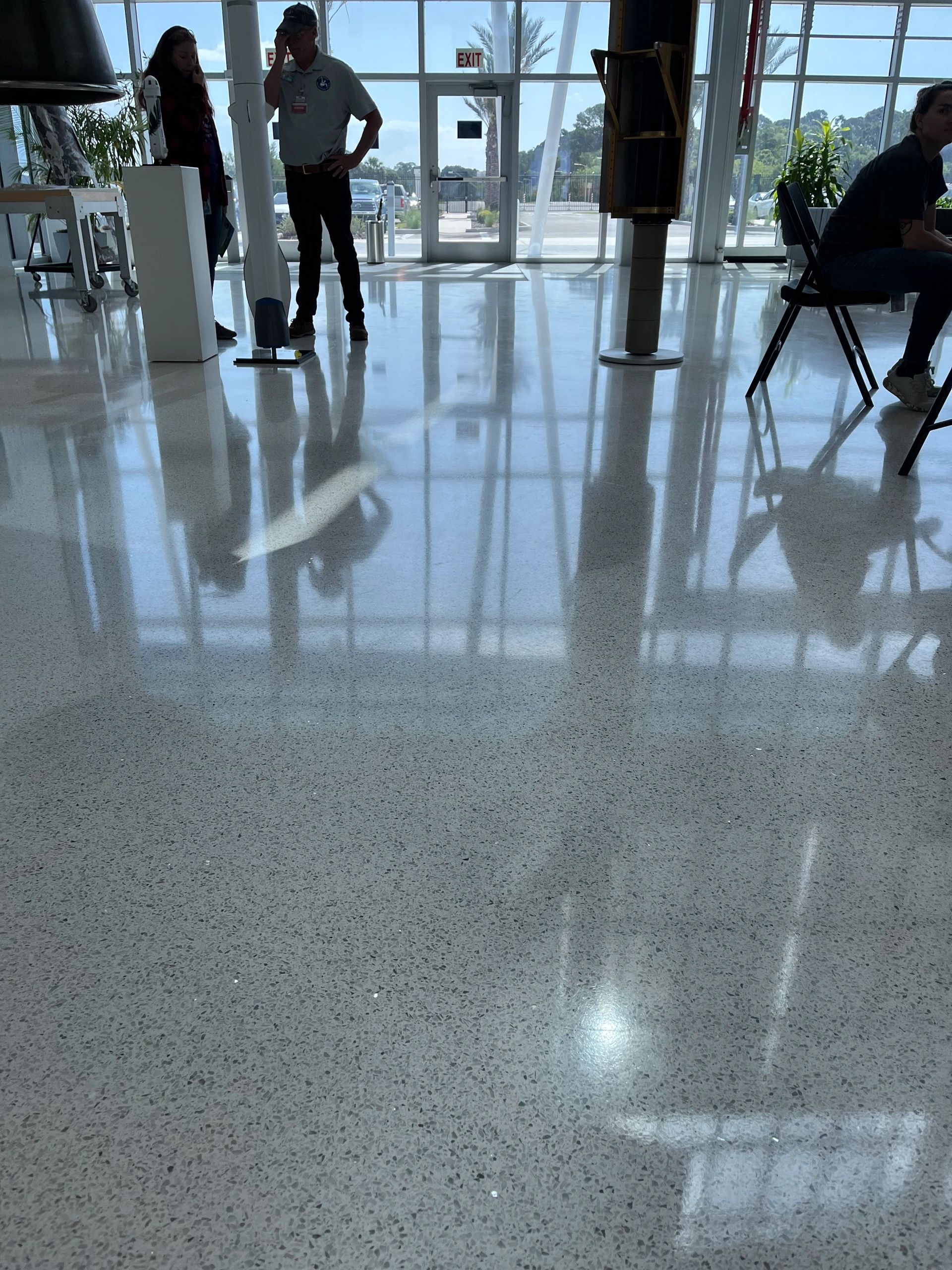 Commercial Terrazzo installation 