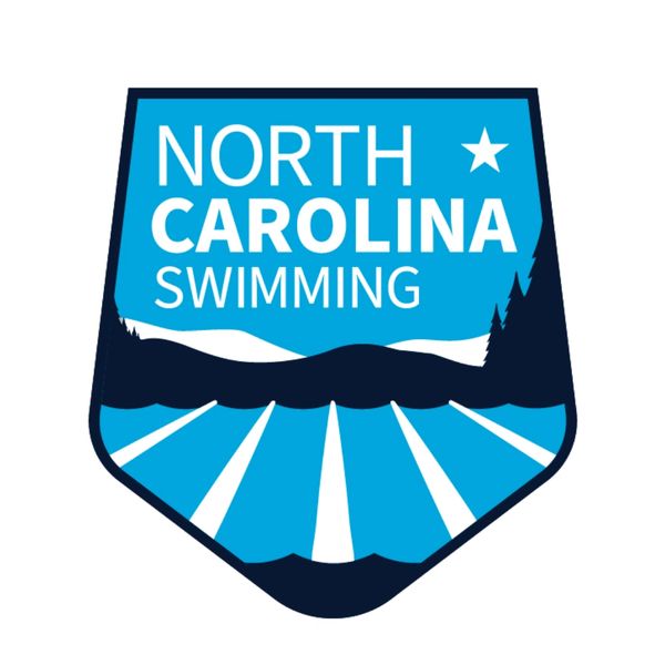North Carolina Swimming logo with a star and stylized pool lanes.