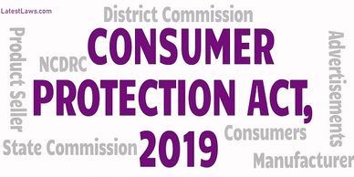 Amendment of the Consumer Protection Act, 2019.