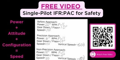 Using PAC for safer Single-Pilot IFR Approaches.