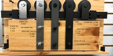 Decorative Barn Door Track in stock