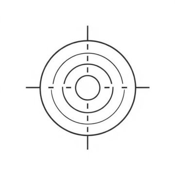 A cross hair target