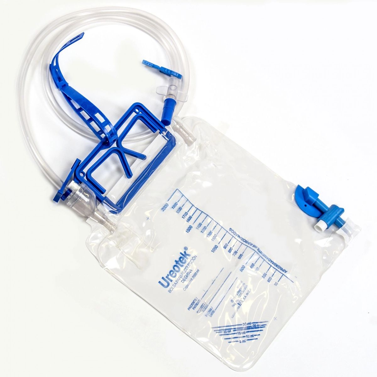BOLSA RECOLECTORA DE ORINA PLUS DE 2 LTS TUBO 5 2MM DIAMETRO VALVULA bolsa-recolectora-de-orina-plus-de-2-lts-tubo-5-2mm-diametro-valvula
