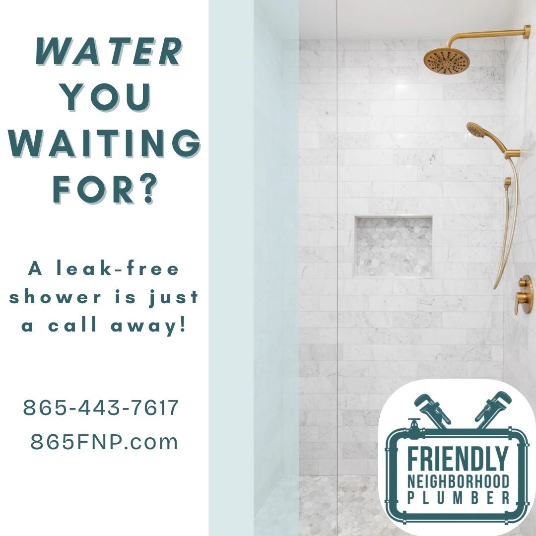 shower leak repair, plumbing services, fix leaks, Knoxville plumber.