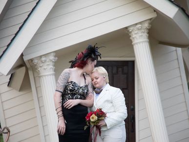 weird al wedding photos