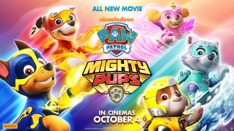 Palace Nova Movie Review Paw Patrol Mighty Pups