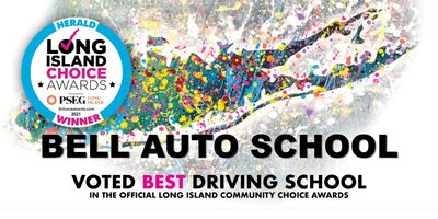 Bell Auto School, winner of Long Island's best driving school award.