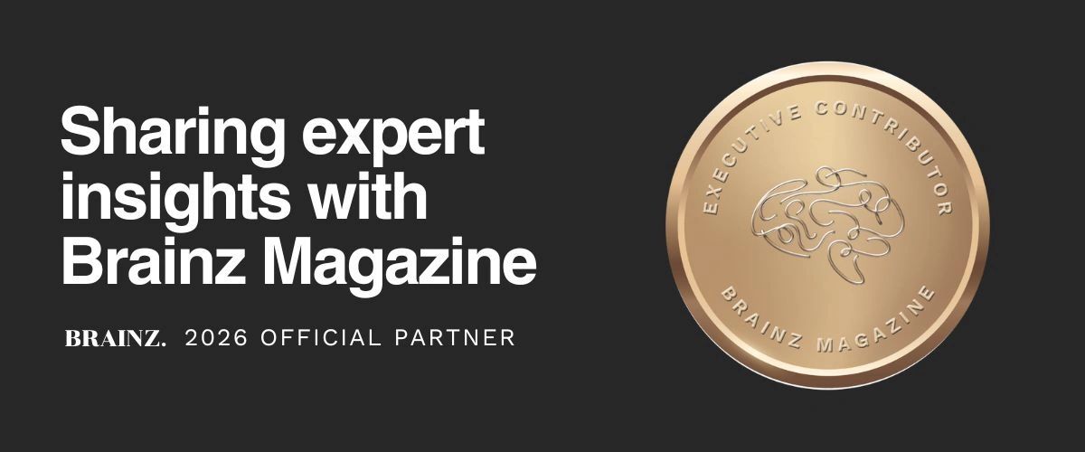 Announcement of expert partnership with Brainz Magazine for 2026.