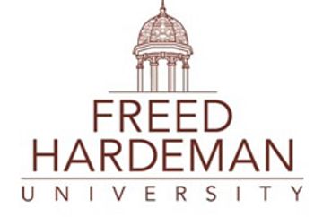 Logo of Freed Hardeman University featuring a dome structure.