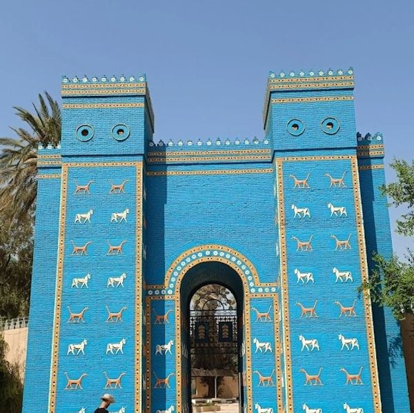 Ishtar gate in Babylon
