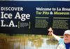 La Brea tar pits checking out the dinosaurs