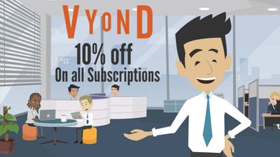 Vyond Software - 10% off on all subscriptions