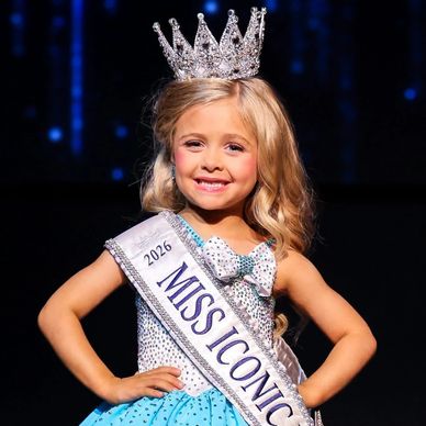 Young girl crowned Miss Iconic 2026.