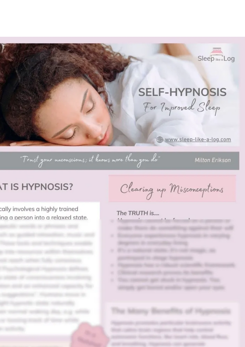 SelfHypnosis Guide for Improved Sleep PDF