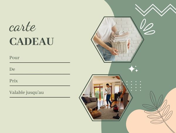 carte cadeau ménage Montréal 