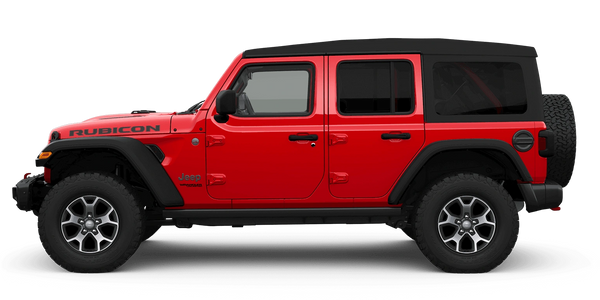 Most popular rental in Aruba is the soft-top Jeep Wrangler