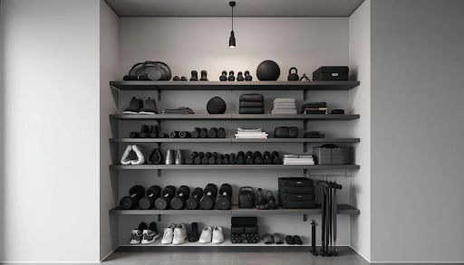 Shelving Solutions for Storing Weights and Equipment