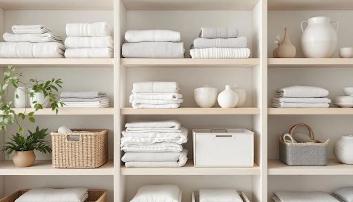 Use Custom Linen Shelves