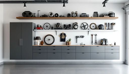 Utilize Vertical Space with Wall Shelves