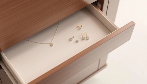 Velvet-Lined Jewelry Drawers