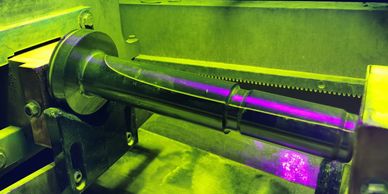 MPI Test Crack Detection Magnetic Particle  Ultraviolet Fluorescent NDT Fluoro-Tech NDT PTS (TQM)