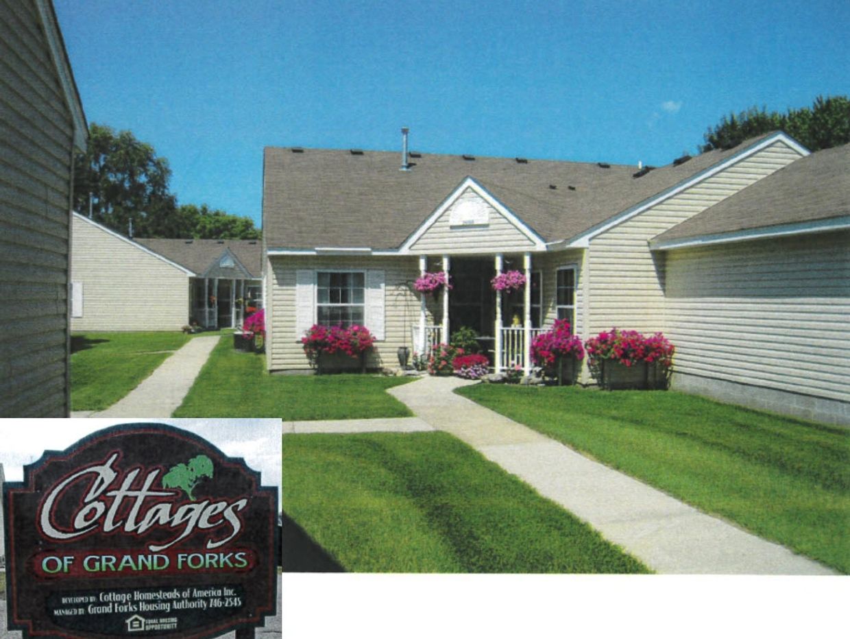 One of the senior townhouses in Grand Forks, ND