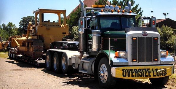 CDL drivers, low boy, flat bed, tractor trailer, oversize load, heavy load, wide load, dump trailer