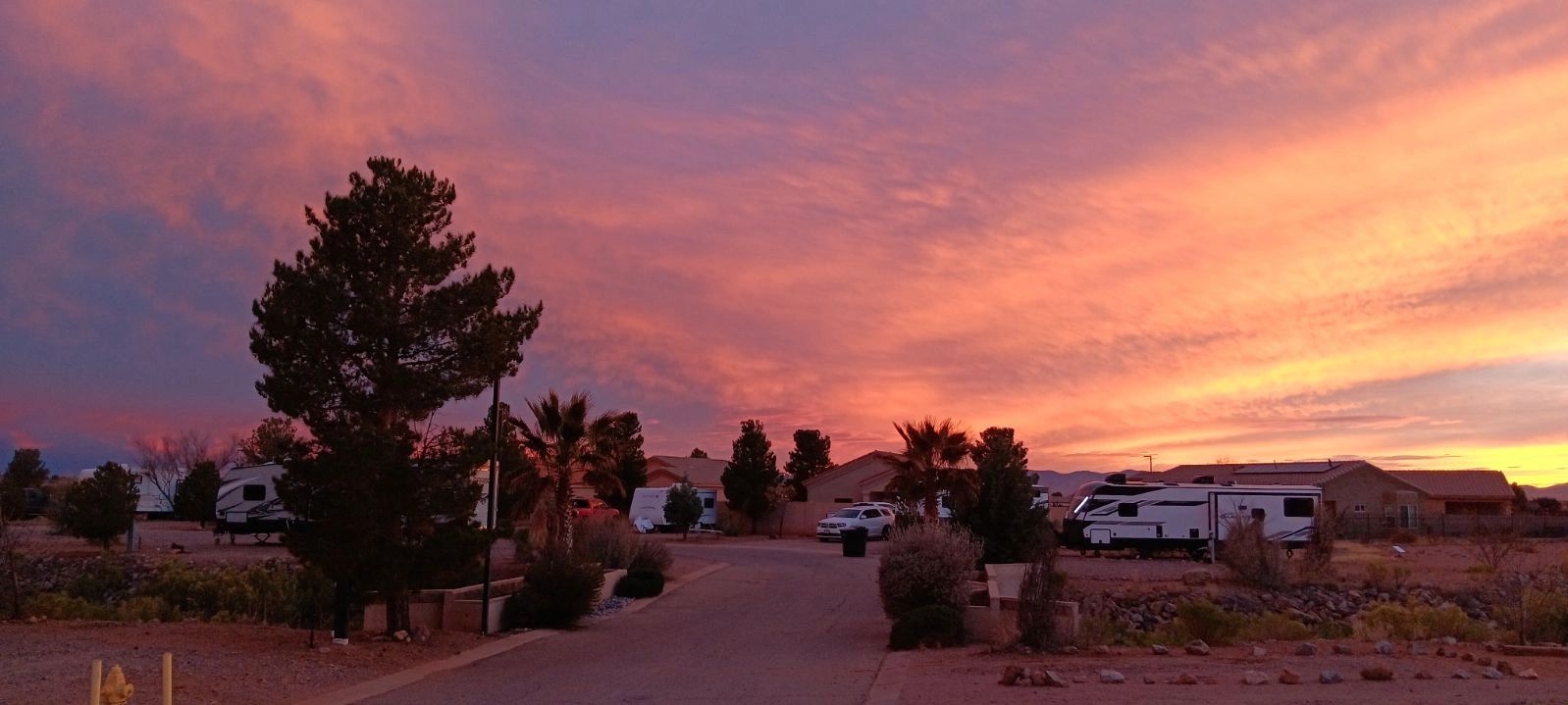 Calm Sunsets of Hidden Treasures RV Park