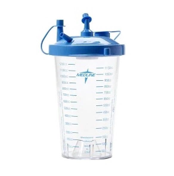 Medline HCS7121 Disposable Suction Canisters 1200cc