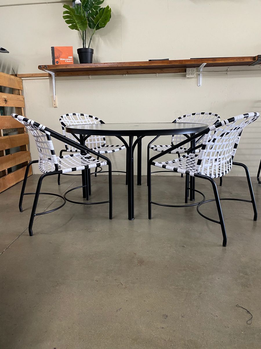 7pc Brown Jordan Kantan/Lido Patio Set