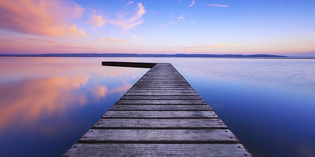 Dock on calm water