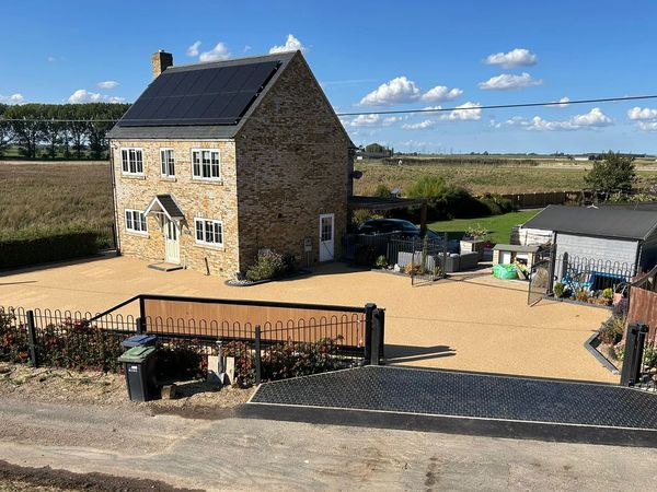 Resin driveway Transformation in Ely, Cambridgeshire done by Butler's Resin & Construction.