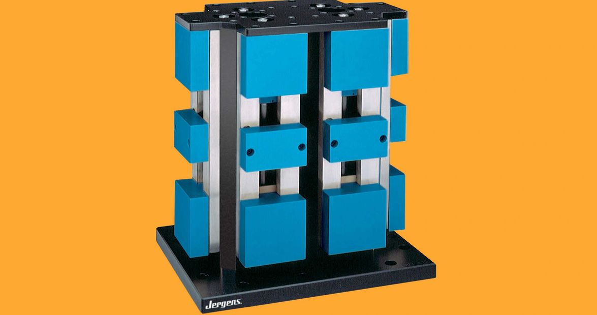 12 & 16 station 4 Sided Vise Columns for Jergens Inc.