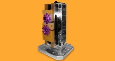 2 Sided Ball Lock Column with Ball Lock Vise