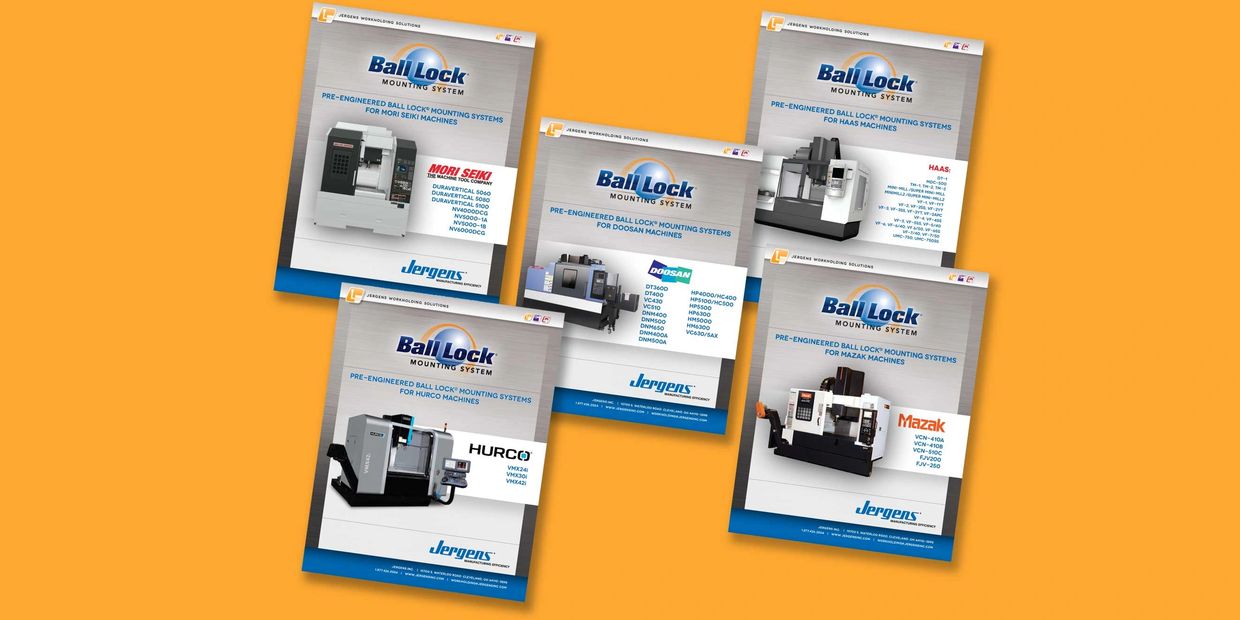 Jergens selector guides for some of the most popular VMC's or Vertical Machining Centers