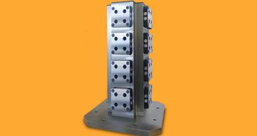 Cross Column with Jergens Quick Change Indexing Pallets